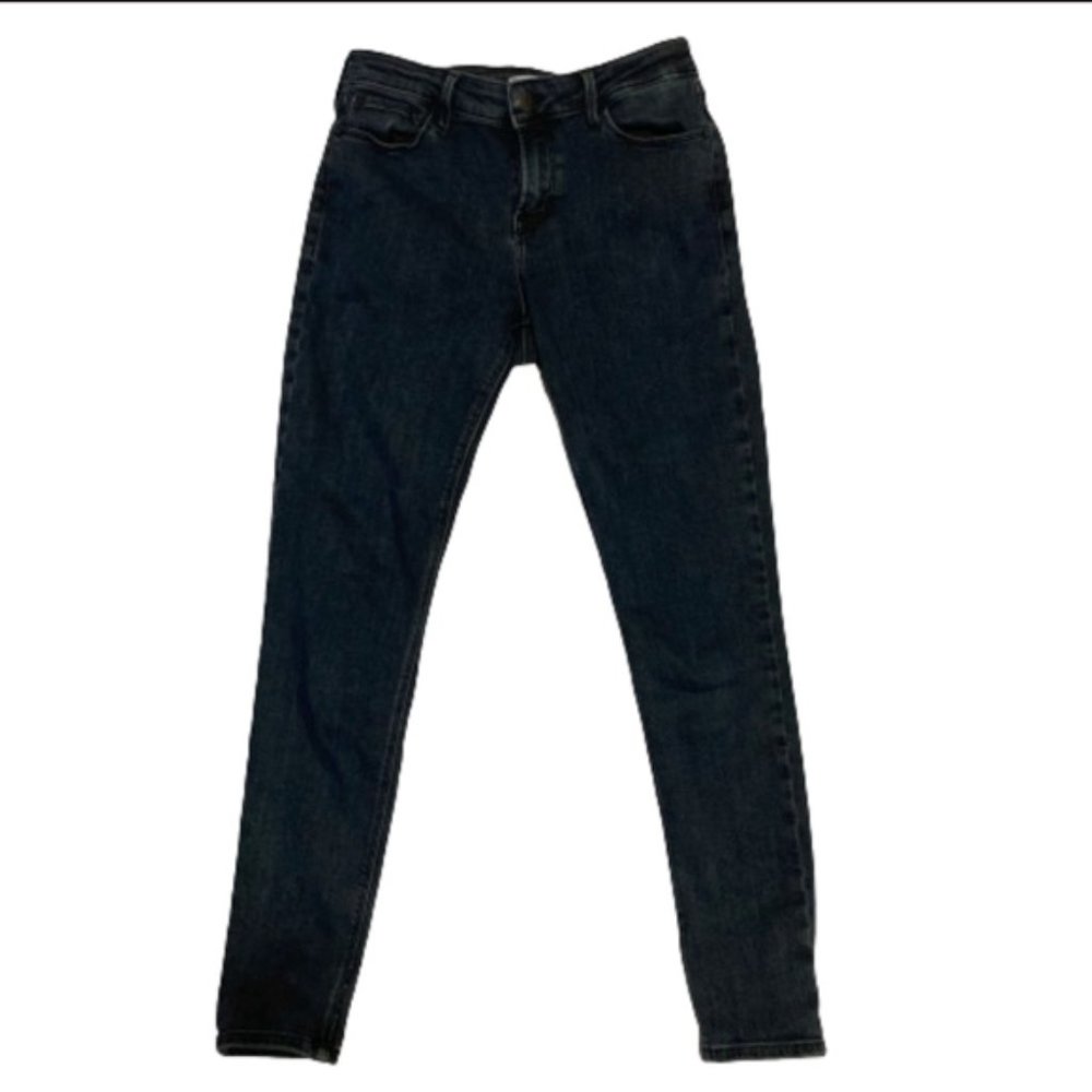 Old Navy Mid Rise Rockstar Super Skinny Dark Wash Jeans